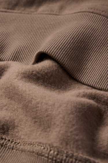 Hommes - Sweat à capuche oversize - marron