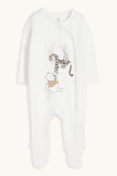 Unisexe - Winnie l’ourson - pyjama bébé - blanc crème