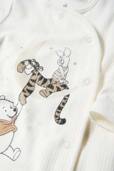 Unisexe - Winnie l’ourson - pyjama bébé - blanc crème