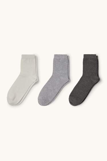Damen - Multipack 3er - Socken - cremeweiss