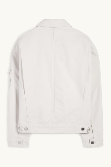 Heren - Jas - lichtgrijs