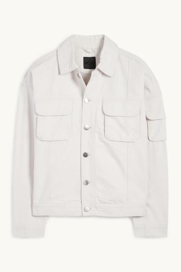 Heren - Jas - lichtgrijs