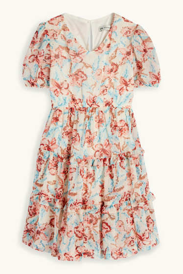 Nena - Vestit - de flors - blanc trencat
