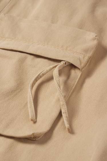 Hommes - Jean cargo - baggy fit - beige
