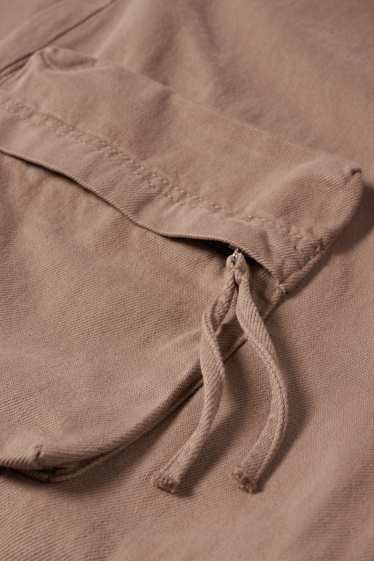 Bărbați - Cargo jeans - baggy fit - maro