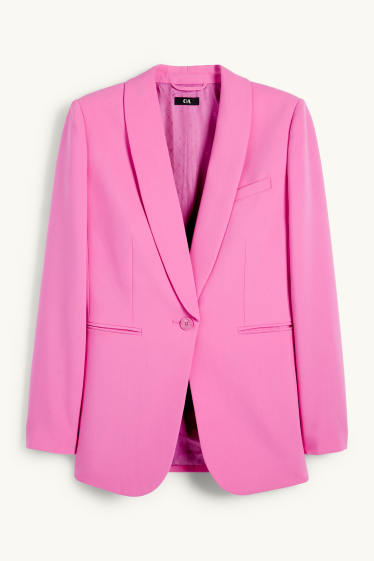 Donna - Blazer lungo - regular fit - fucsia