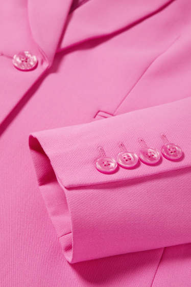 Donna - Blazer lungo - regular fit - fucsia