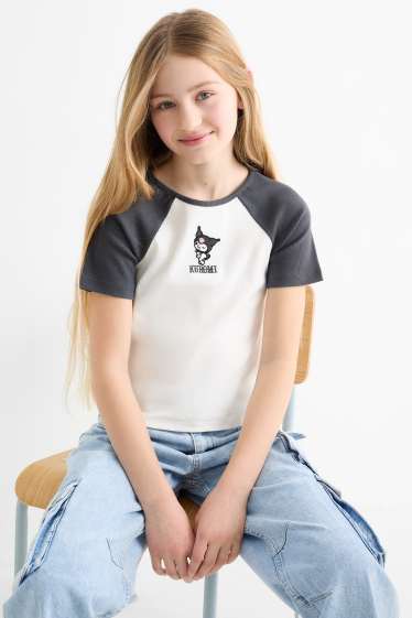 Děti - dívky - Multipack 2 ks - Hello Kitty a přátelé - tričko s krátkým rukávem - bílá