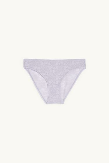 Women - Knickers - light violet