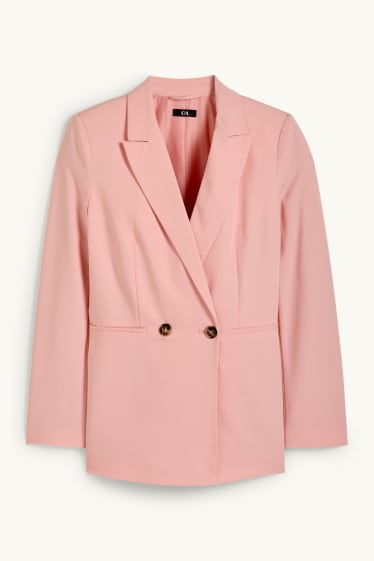 Donna - Blazer lungo - regular fit - rosa