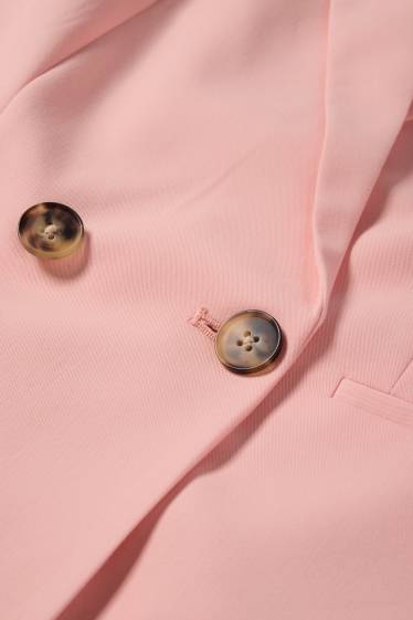 Donna - Blazer lungo - regular fit - rosa
