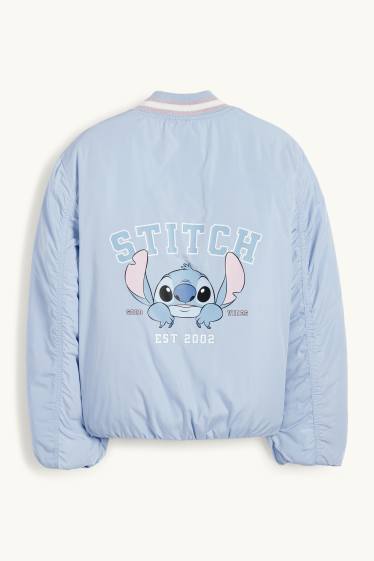Enfants filles - Lilo & Stitch - blouson - bleu clair