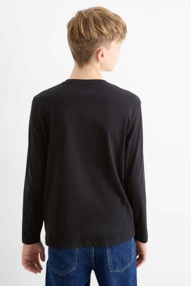 Kinder Jungen - Naruto - Langarmshirt - schwarz