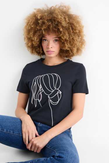 Damen - T-Shirt - dunkelblau