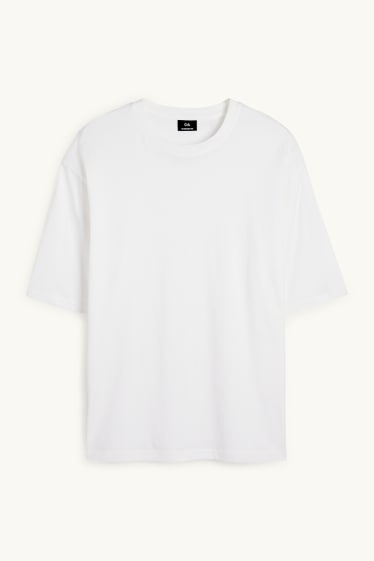 Hommes - T-shirt - oversize - blanc