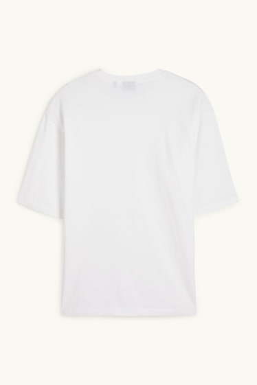 Hommes - T-shirt - oversize - blanc