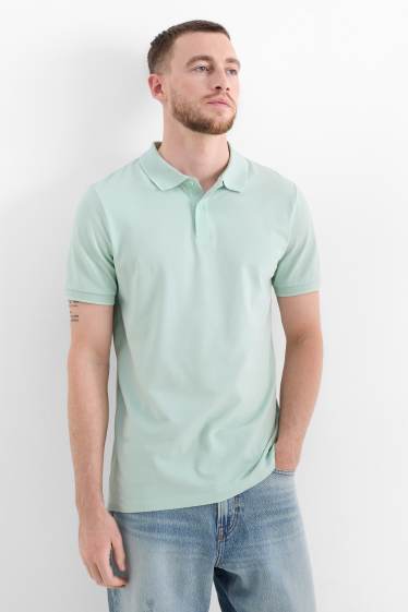 Herren - Poloshirt - mintgrün
