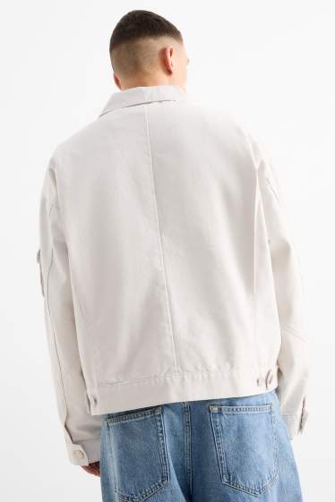 Heren - Jas - lichtgrijs