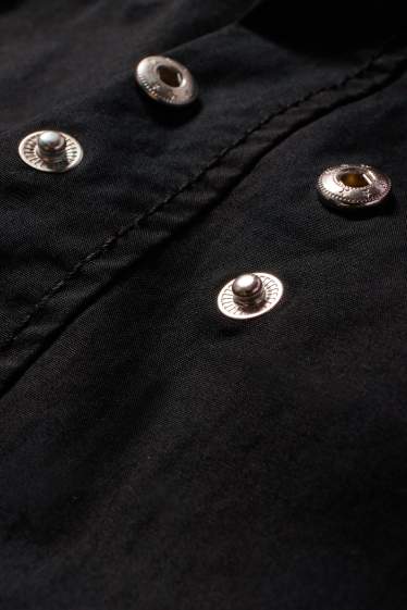 Herren - Cargohose - Relaxed Fit - schwarz