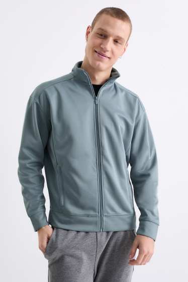 Herren - Sport-Sweatjacke - blau