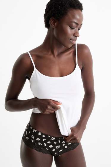 Women - Multipack of 3 - hipster - black