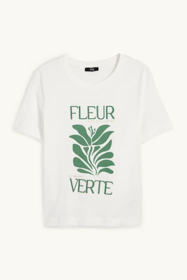 Dames - T-shirt - wit