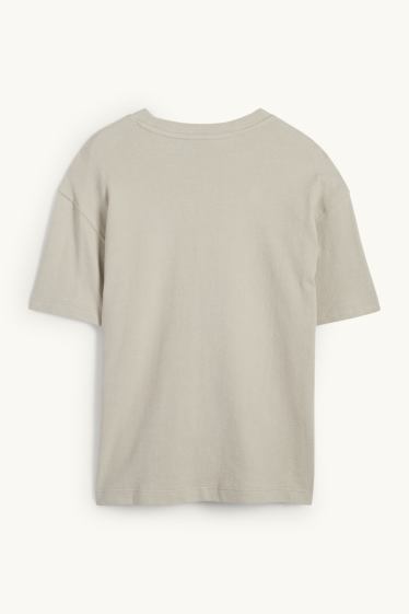Herren - T-Shirt- Relaxed Fit - taupe