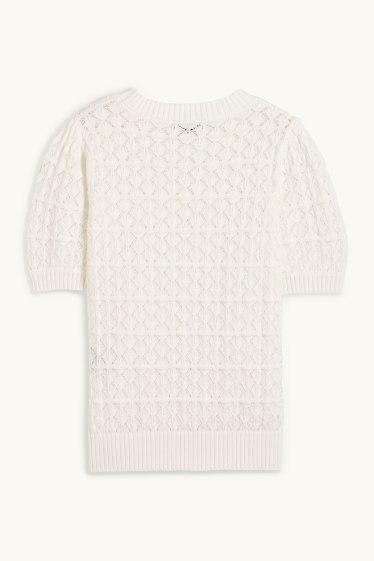 Femmes - Pull - blanc crème