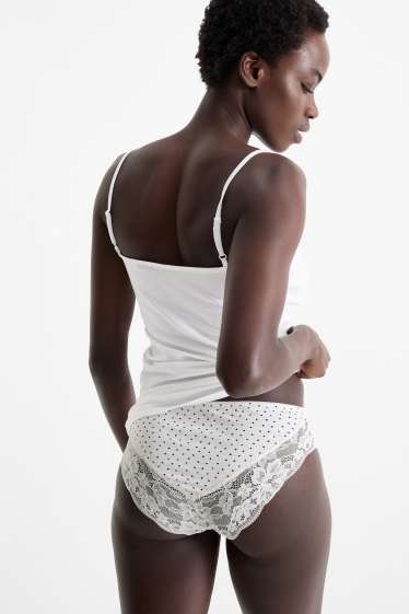 Damen - Multipack 3er - Slip - grau