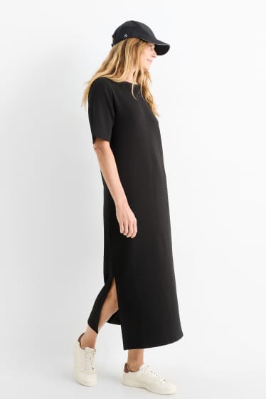 Women - T-shirt dress - black