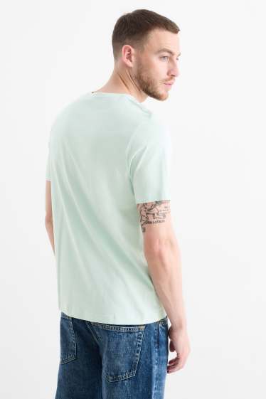 Hommes - T-shirt - regular fit - vert menthe