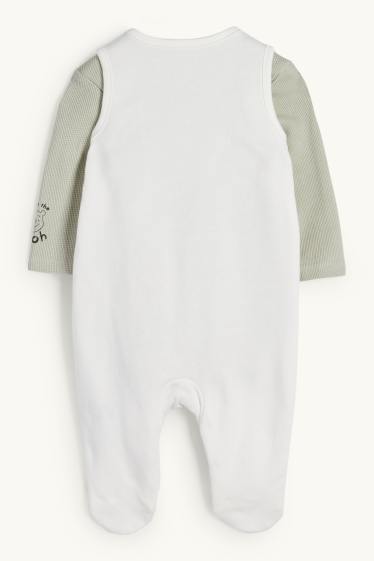 Baby Boys - Winnie the Pooh - romper set - 2 piece - mint green
