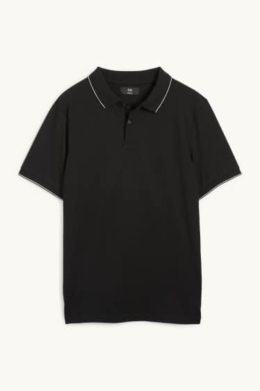 Herren - Poloshirt - schwarz