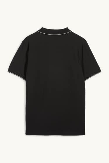 Herren - Poloshirt - schwarz