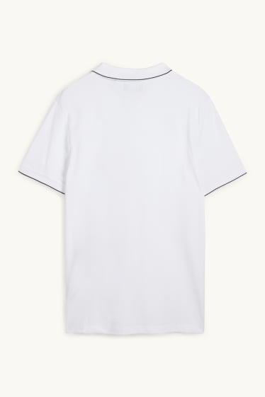 Herren - Poloshirt - weiss