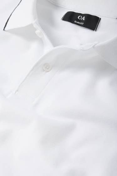 Herren - Poloshirt - weiss