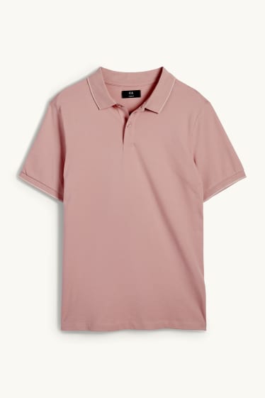 Herren - Poloshirt - rosa