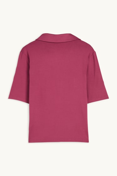 Femmes - Polo en maille - violet