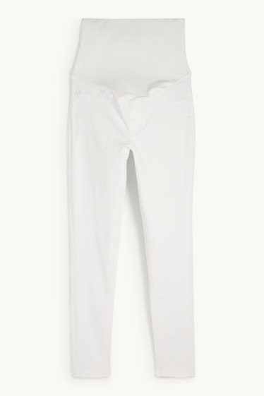 Women - Maternity jeans - jegging jeans - LYCRA® - cremewhite