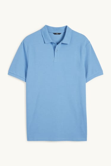 Bărbați - Tricou polo - albastru deschis