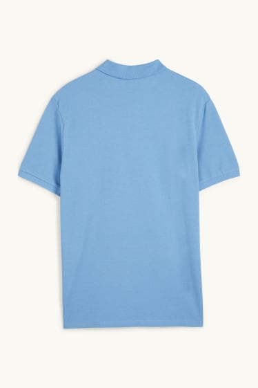Bărbați - Tricou polo - albastru deschis