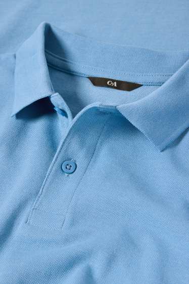 Bărbați - Tricou polo - albastru deschis