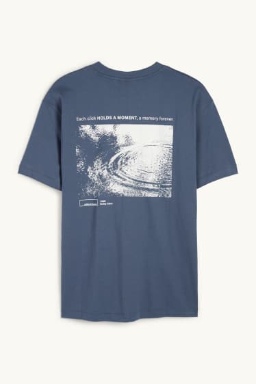 Herren - T-Shirt - Relaxed Fit - dunkelblau