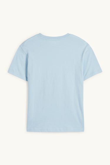 Kinder Jungen - Basketball - Kurzarmshirt - hellblau