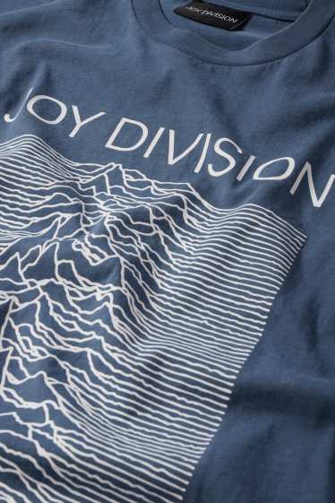Hommes - T-shirt - relaxed fit - Joy Division - bleu