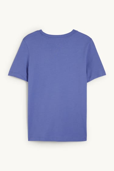 Damen - T-Shirt - Regular Fit - blau