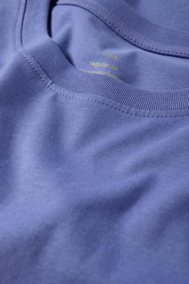 Damen - T-Shirt - Regular Fit - blau