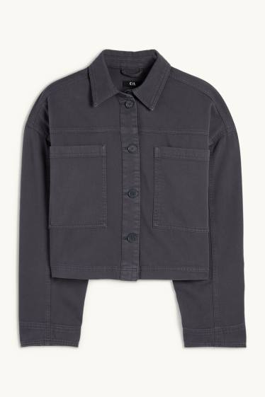 Women - Blouse - dark gray