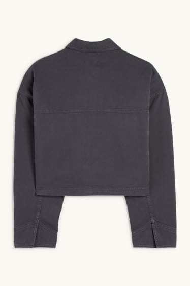 Women - Blouse - dark gray