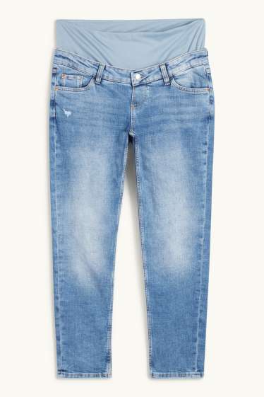 Dona - Texans de maternitat - tapered jeans - texà blau clar